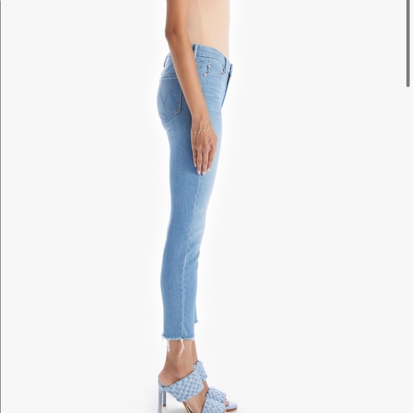 NWT MOTHER JEANS THE LOOKER ANKLE FRAY - Picture 4 of 11